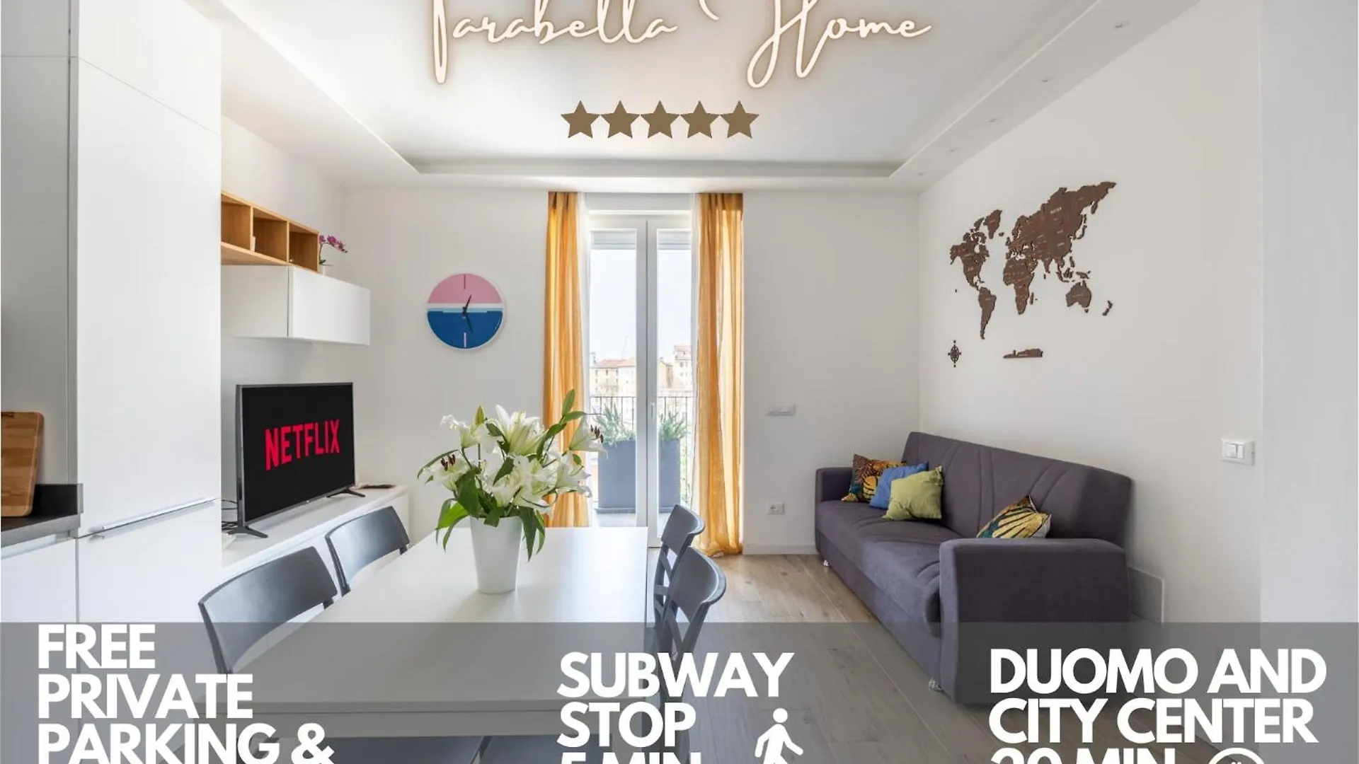 Free Private Parking - Metro Line 5 Min Cozy Apartment contacts